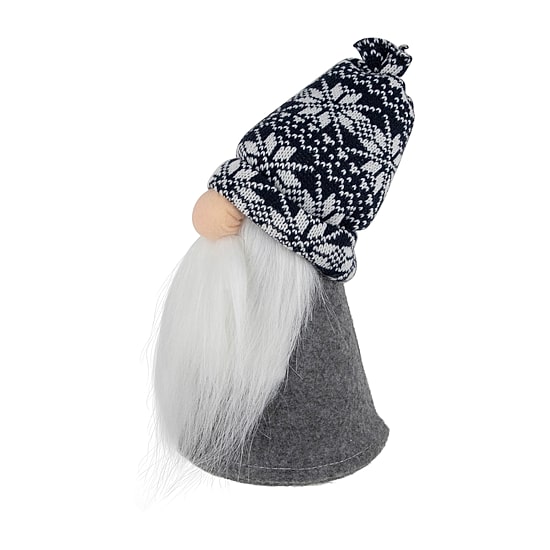 Northlight 8in Big Nose Plush Blue Santa  Christmas Christmas Gnome