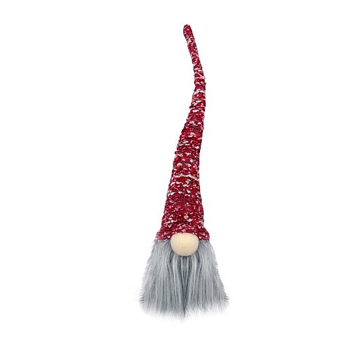 Northlight 18in Lighted Red And Gray Christmas Christmas Gnome, One Size, Red