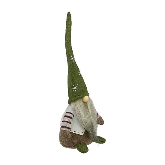 Northlight 12in Green And Brown Sitting  Christmas Christmas Gnome