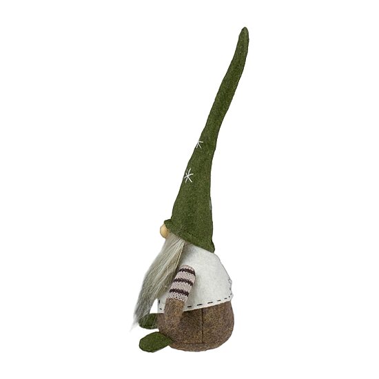 Northlight 12in Green And Brown Sitting  Christmas Christmas Gnome