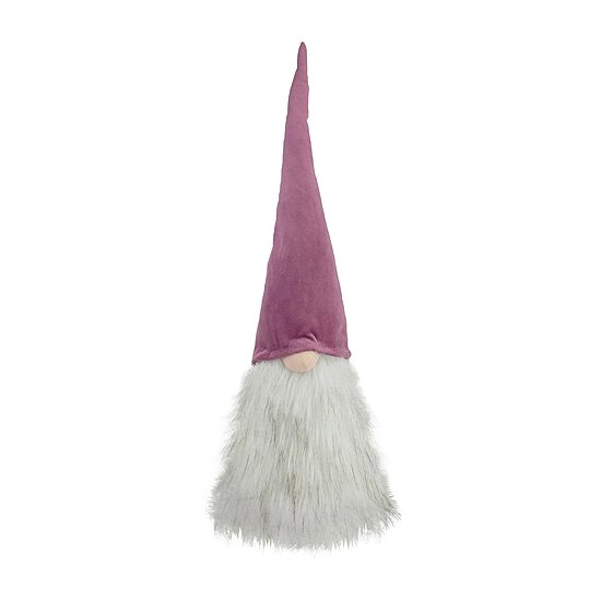 Northlight 17in Mauve Battery Operated Lighted  Christmas Decoration Christmas Gnome