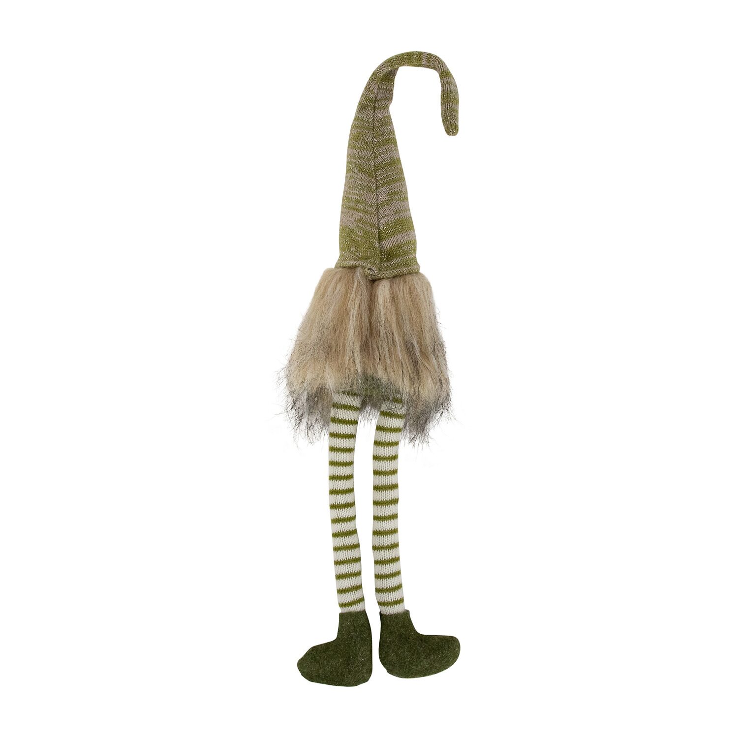 Northlight 26in Green And Beige Sitting  Christmas Christmas Gnome