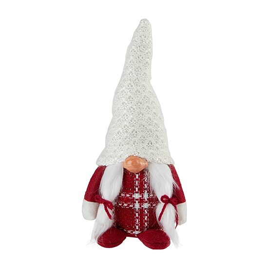 Northlight 10in Red And White Nordic Girl  Christmas Decoration Christmas Gnome