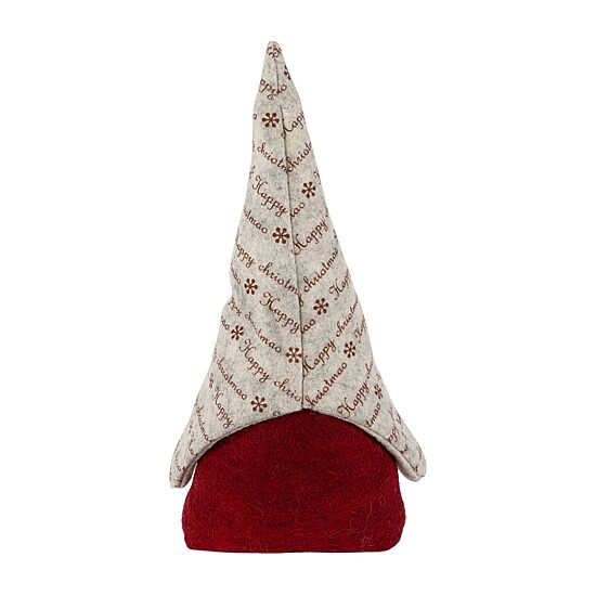 Northlight 12in Red And Gray Inhappy Christmasin Christmas Gnome