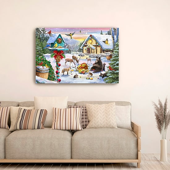 Lumaprints Christmas Feast Canvas Art