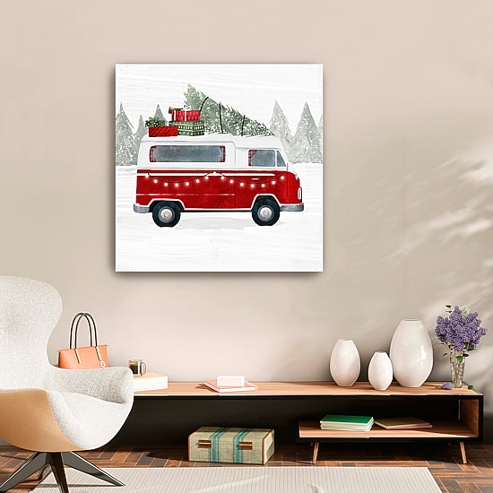 Lumaprints Yuletide Camper Iv Canvas Art
