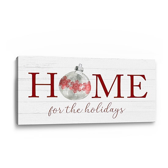 Lumaprints Home For The Holidays Canvas Art
