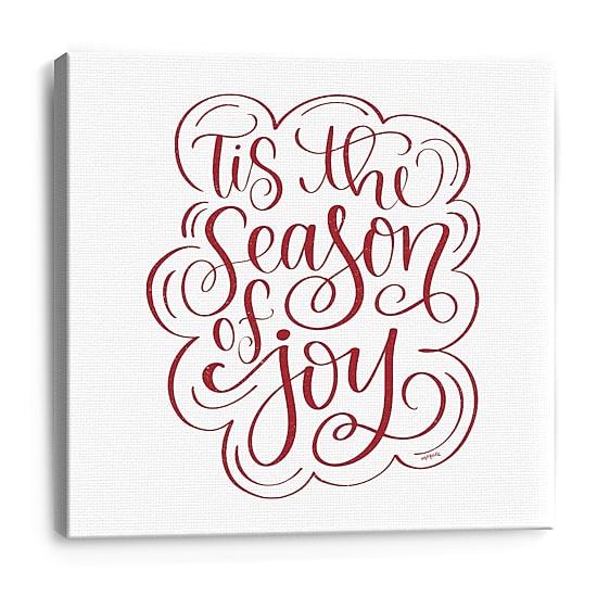Lumaprints Tis The Season Of Joy Canvas Art