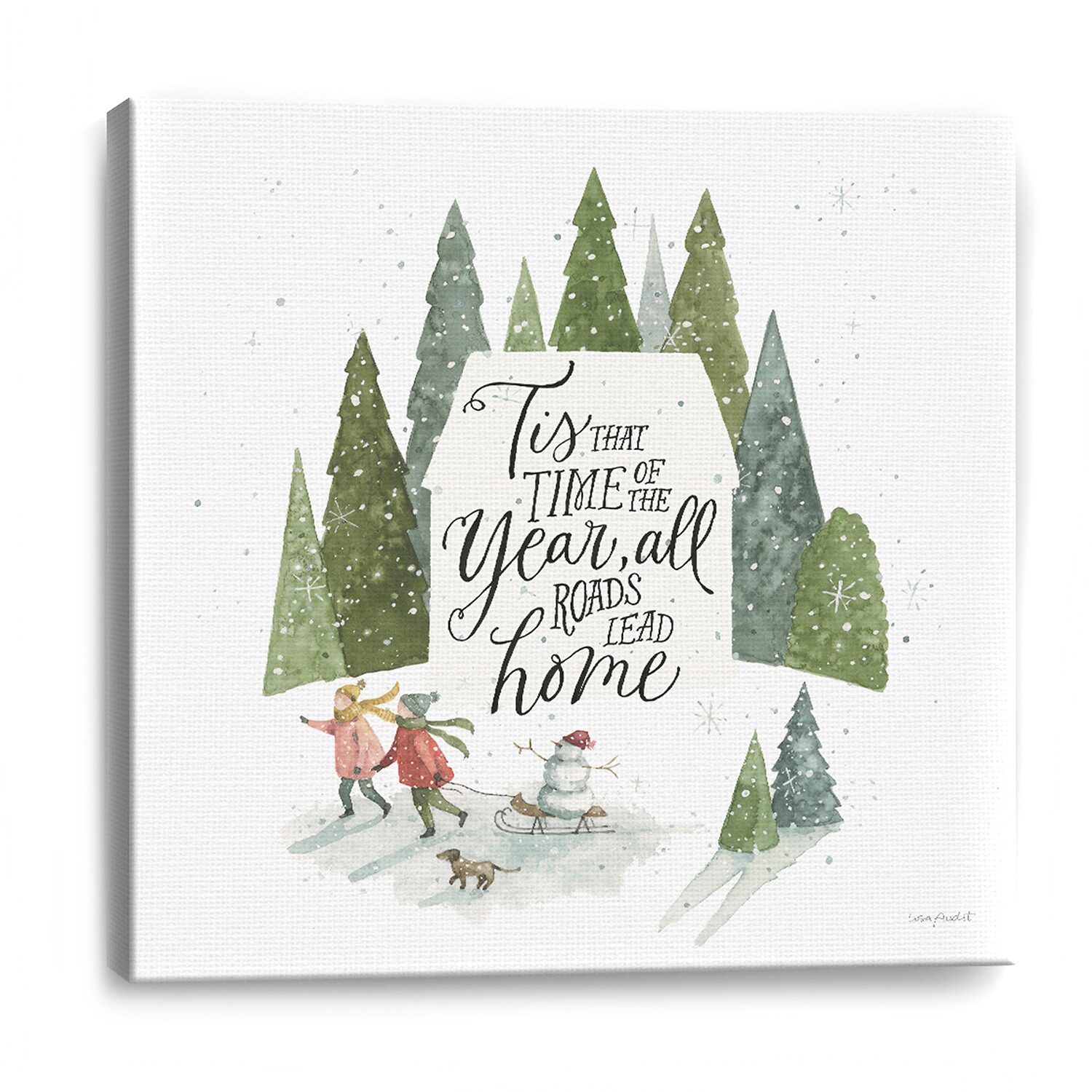 Lumaprints Magical Winterland X Canvas Art