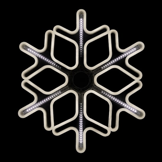 Northlight 23.25in Cascading Lighted Snowflake Christmas Yard Art