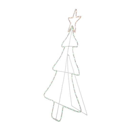 Northlight 38.5in Lighted Tree Silhouette Decor Christmas Yard Art