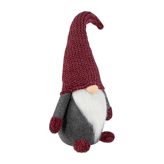 Northlight 18in Pink And Gray Standing  Christmas Decoration Christmas Gnome