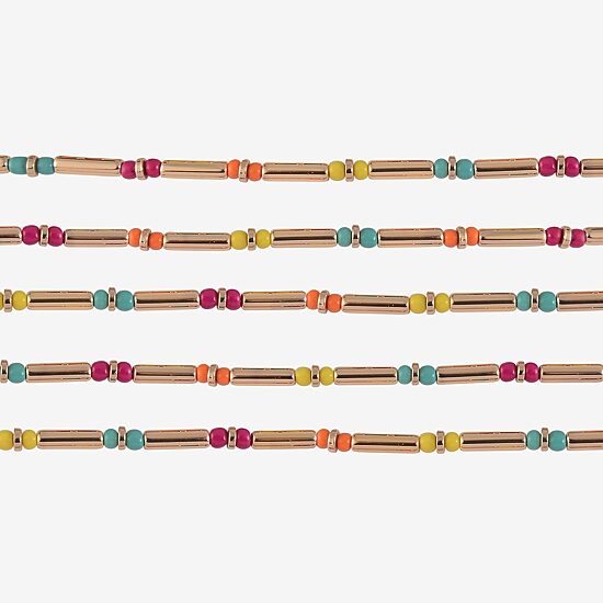 Mixit Womens 18 Inch Beaded Necklace