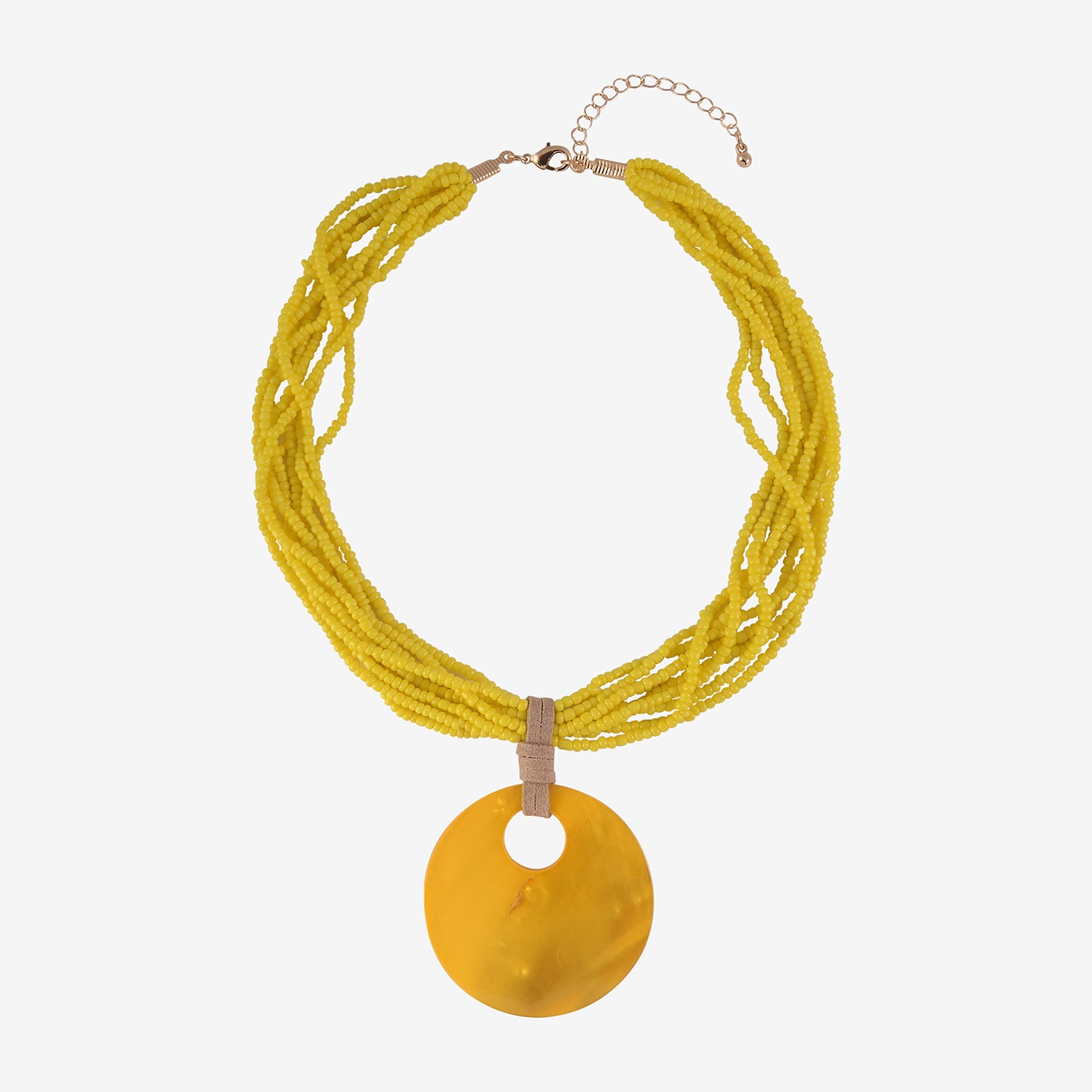 Mixit Womens 16 Inch Beaded Necklace