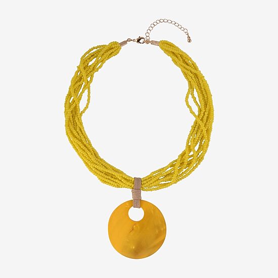 Mixit Womens 16 Inch Beaded Necklace
