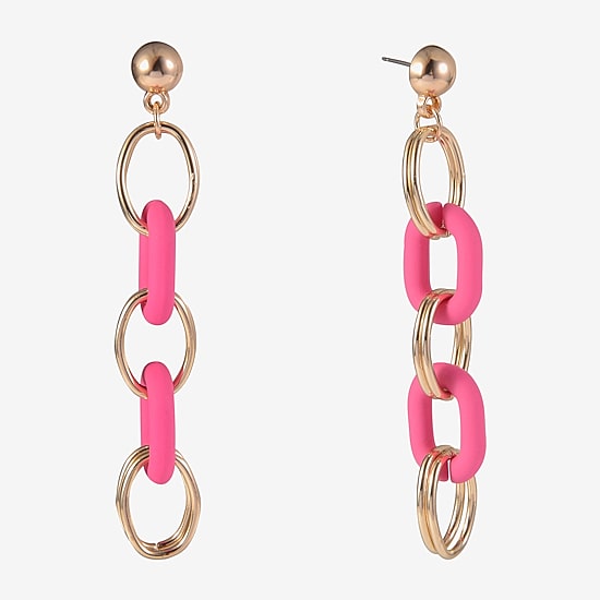 Mixit Womens Drop Earrings