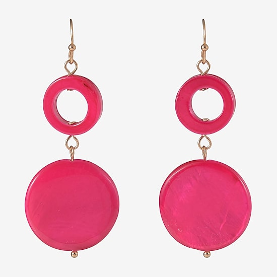 Mixit Womens Drop Earrings