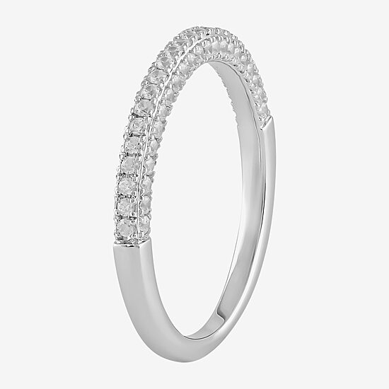 Love Lives Forever (G / I1) Womens 3/8 CT. T.W. Lab Grown White Diamond 10K Gold Wedding Band