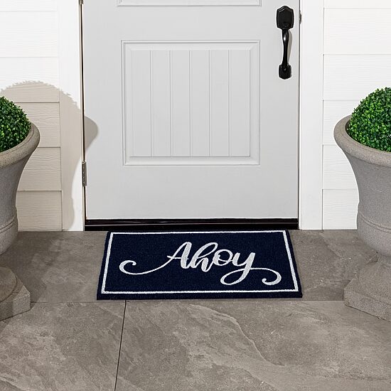 Mohawk Home Ahoy Welcome Indoor Outdoor Rectangular Doormat