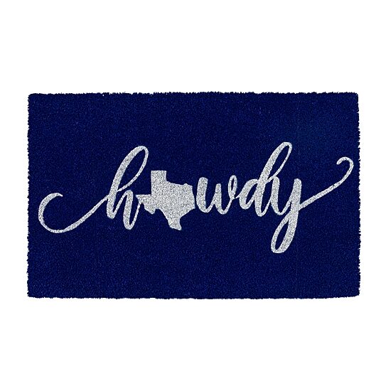 Mohawk Home Howdy Texas Indoor Outdoor Rectangular Doormat