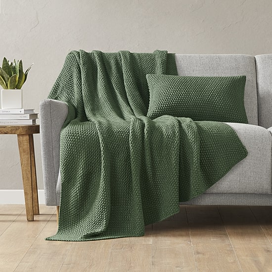 INK + IVY Bree Knit Oblong Pillow Cover
