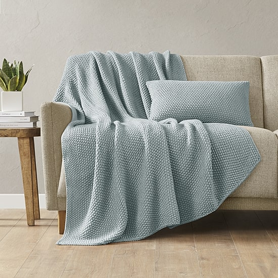 INK + IVY Bree Knit Oblong Pillow Cover