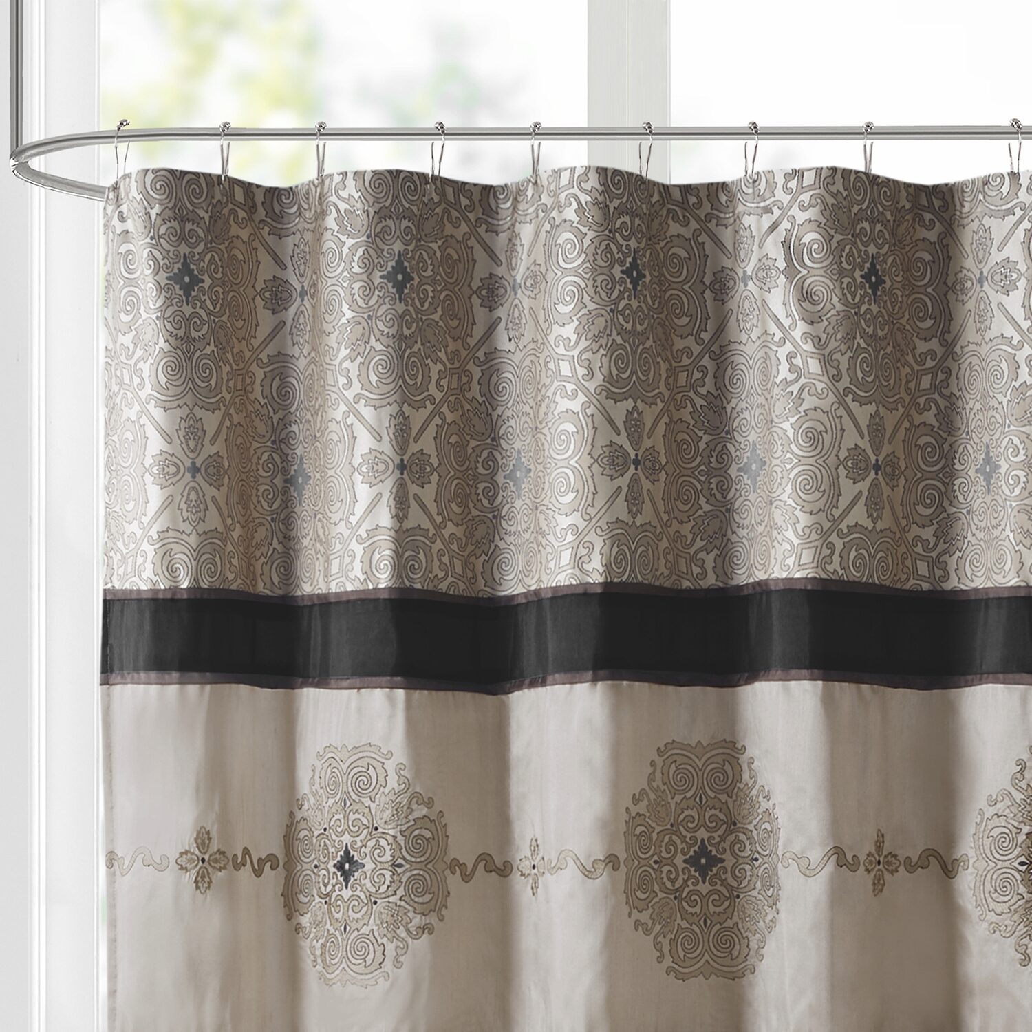 Madison Park Blaine Shower Curtain
