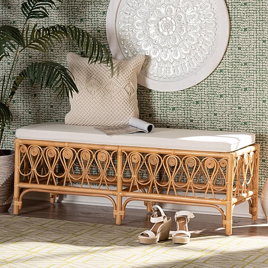 Ibiza Rattan Bench