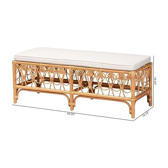 Ibiza Rattan Bench