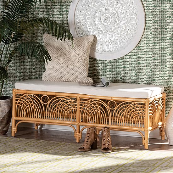 Materra Rattan Bench