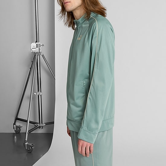 PUMA Piped Tricot Mens Lightweight Track Jacket