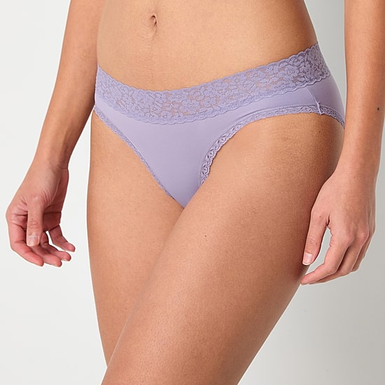 Ambrielle Everyday Cheeky With Lace Trim Panty
