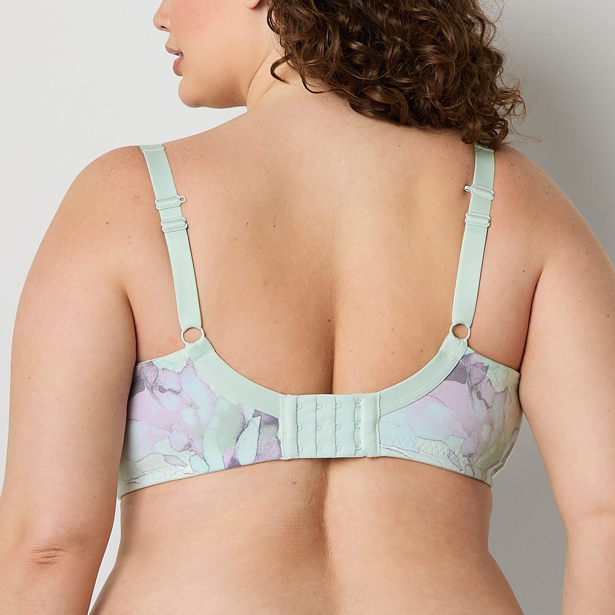 Ambrielle Cotton Womens Medium Support Demi Bra