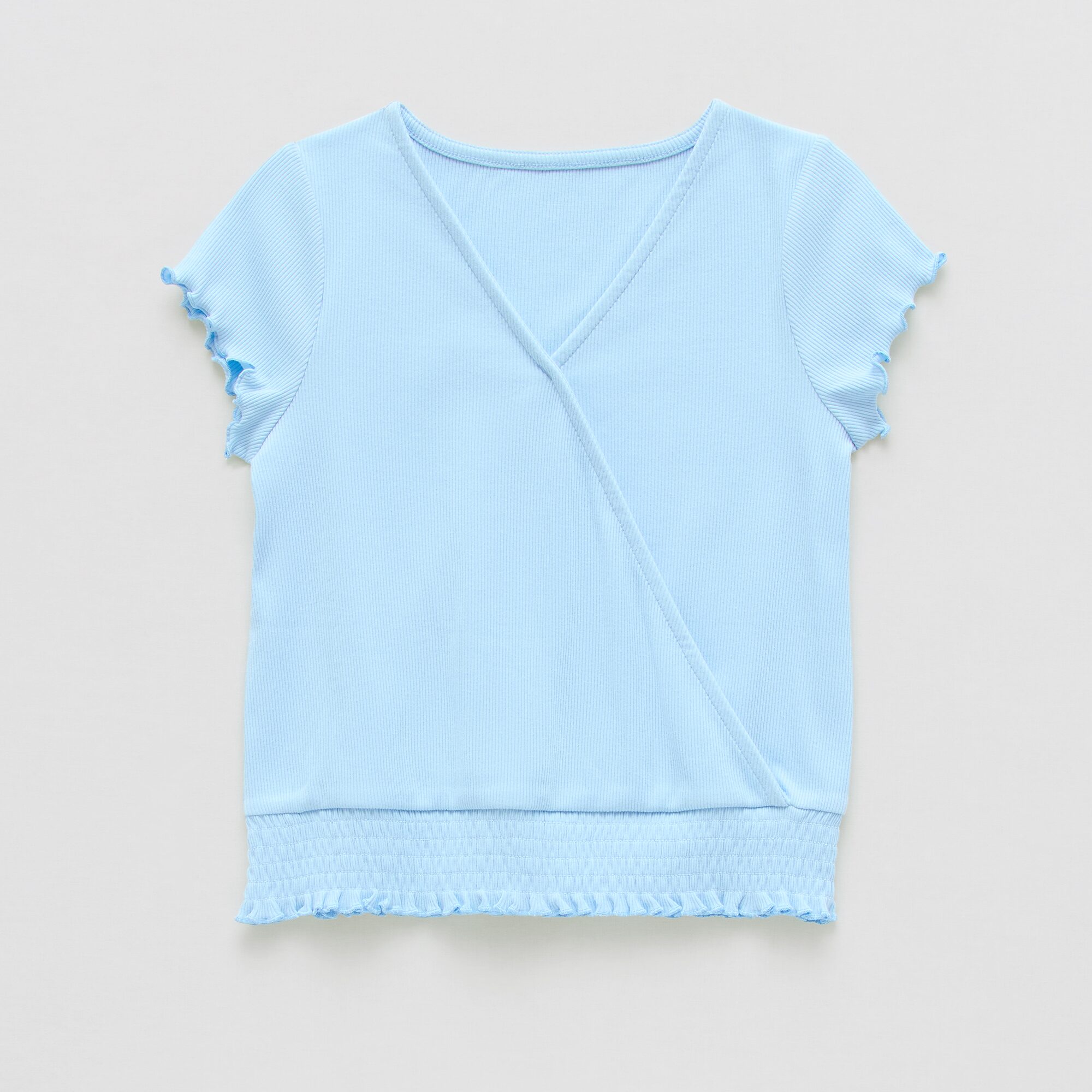 Thereabouts Little & Big Kid Girls V Neck Short Sleeve T-Shirt