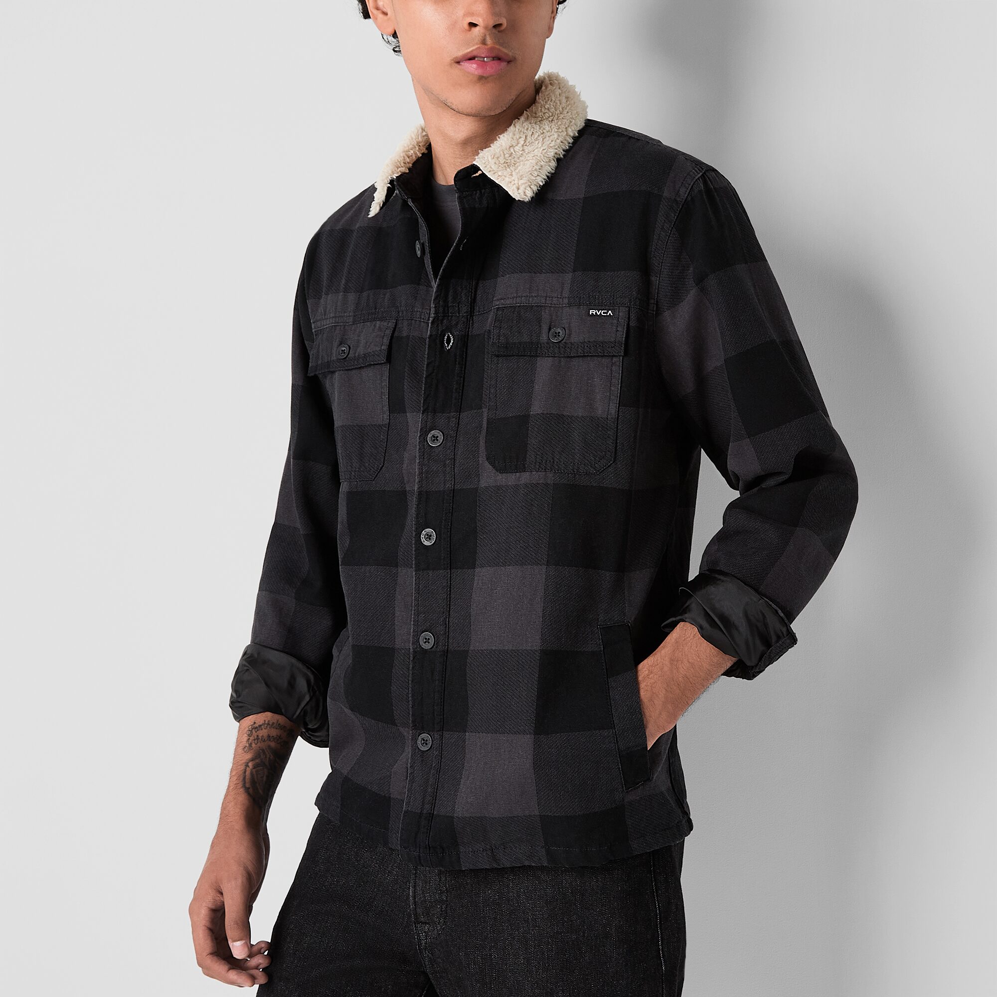 RVCA Mens Midweight Softshell Jacket
