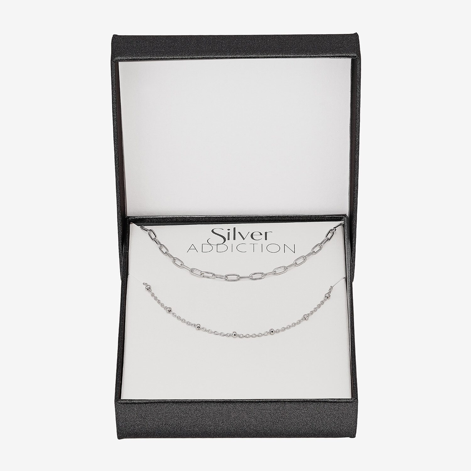 Womens Sterling Silver 2-pc. Necklace Set