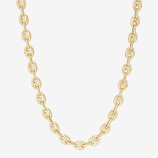 Limited Quantities! Womens 18K Gold Over Silver 21 Inch Mariner Chain Necklace