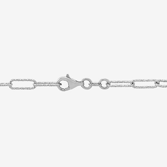 Limited Quantities! Womens Sterling Silver 18 Inch Paperclip Chain Necklace