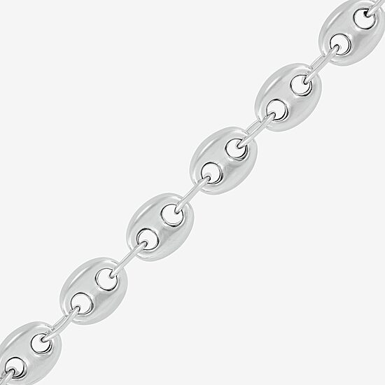 Limited Quantities! Womens Sterling Silver 7.5 Inch Hollow Mariner Chain Bracelet