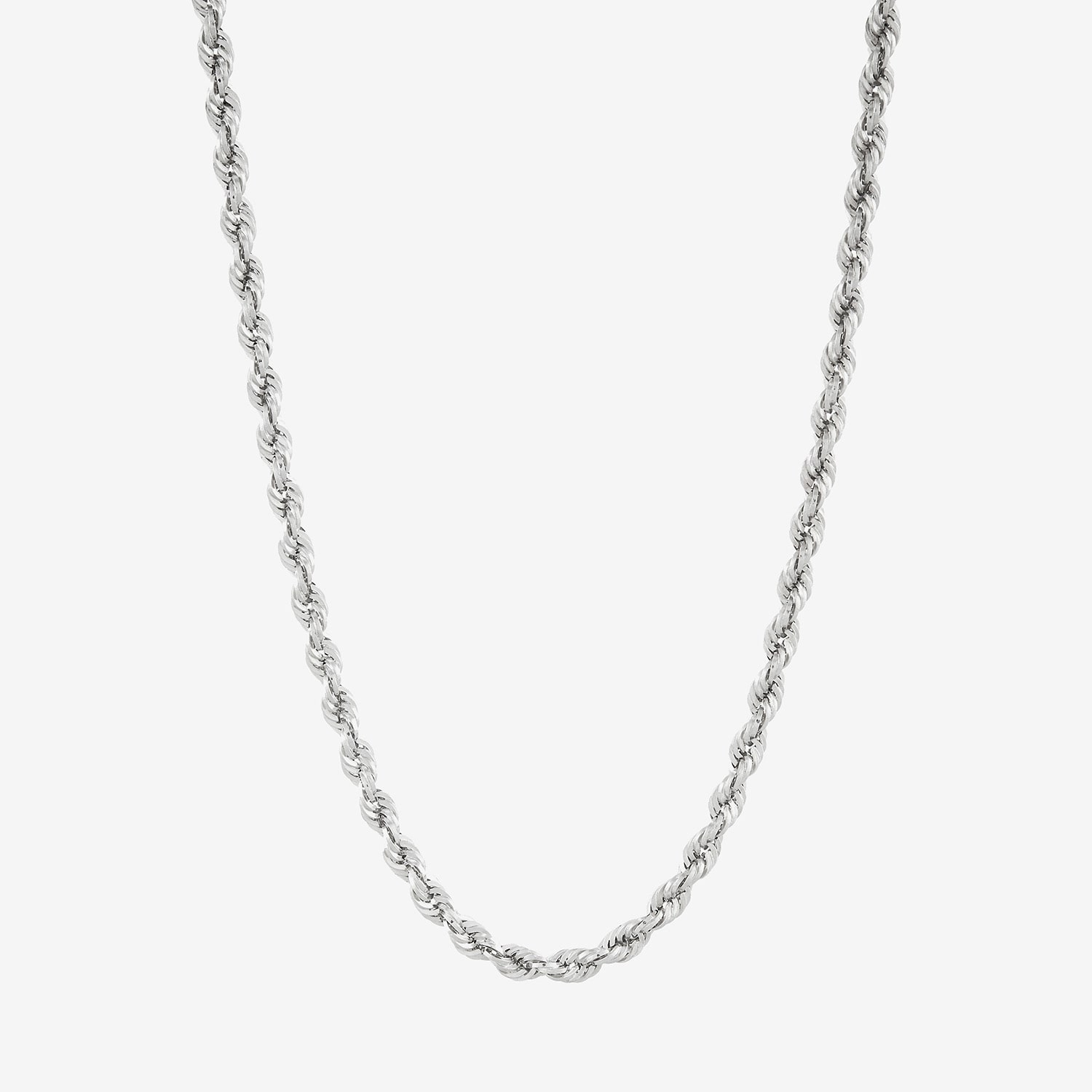 Limited Quantities! Womens 14K Gold Inch Rope Chain Necklace