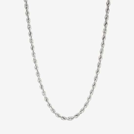 Limited Quantities! Womens 14K Gold 24 Inch Rope Chain Necklace