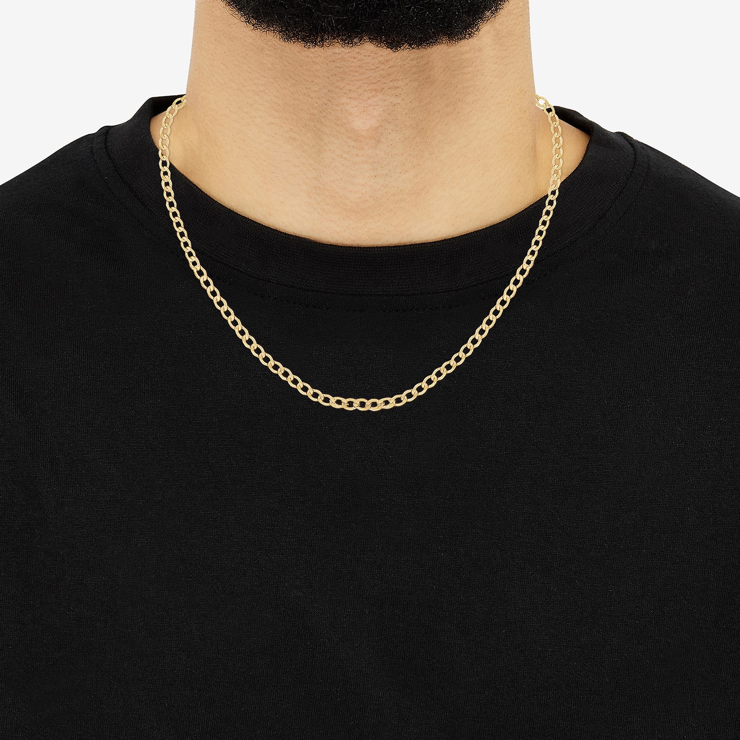 Limited Quantities! Mens 14K Gold 20 Inch Curb Chain Necklace