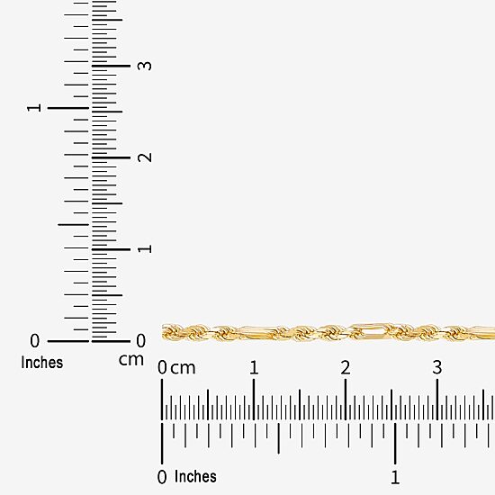 Limited Quantities! Womens 10K Gold 18 Inch Rope Chain Necklace