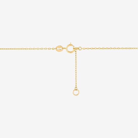 Limited Quantities! Womens 10K Gold Heart 17 Inch Pendant Necklace