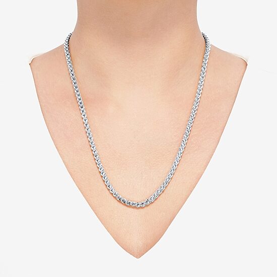 Limited Quantities! Womens 10K Gold 22 Inch Link Chain Necklace