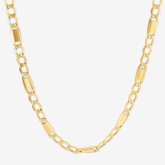 Limited Quantities! Womens 10K Gold 22 Inch Mariner Chain Necklace