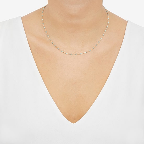 Limited Quantities! Womens 14K Gold 18 Inch Pendant Necklace