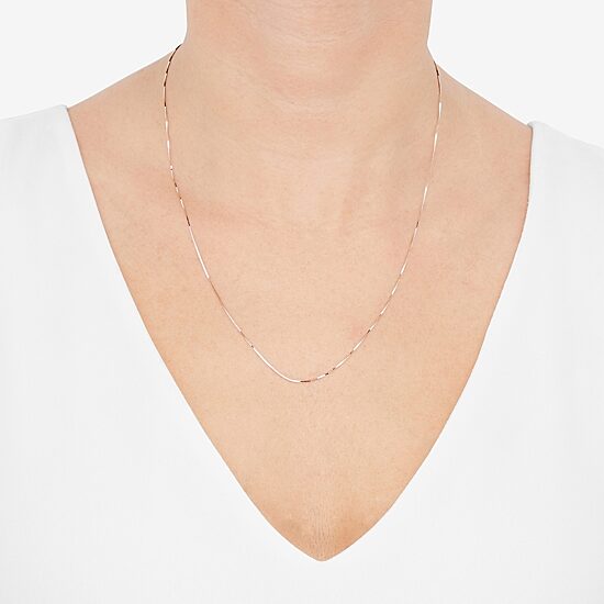 Limited Quantities! Womens 14K Gold 20 Inch Box Chain Necklace