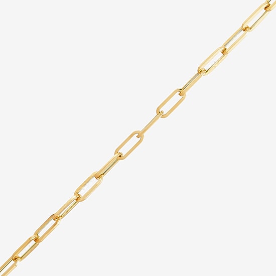 Limited Quantities! Womens 14K Gold 18 Inch Paperclip Chain Necklace