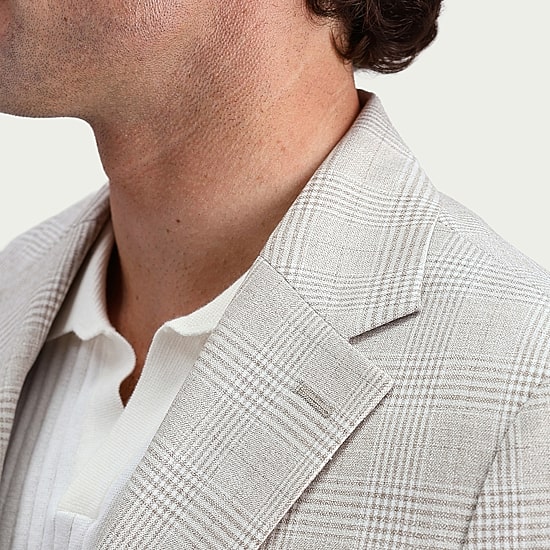 Haggar JMH Tailored Prince Of Wales Mens Plaid Modern Fit Sport Coat